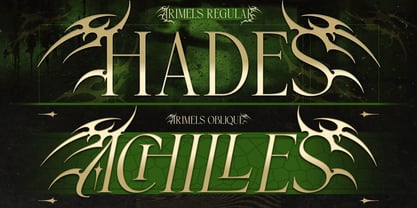 Arimels Font Poster 4