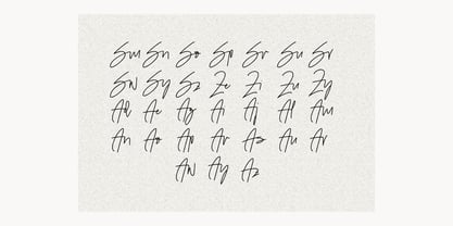 Figetress Signature Font Poster 7