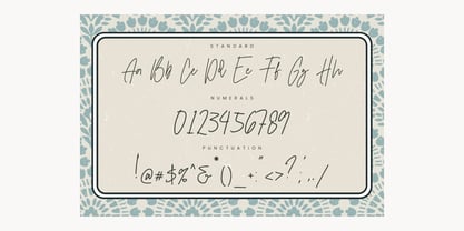 Figetress Signature Font Poster 4
