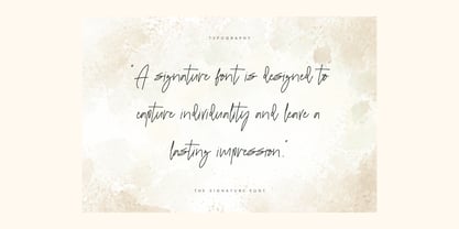 Figetress Signature Font Poster 10