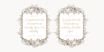 Figetress Signature Font Poster 2