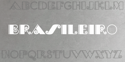 Brasileiro Font Poster 1