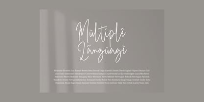 Ursie Bellove Signature Font Poster 5