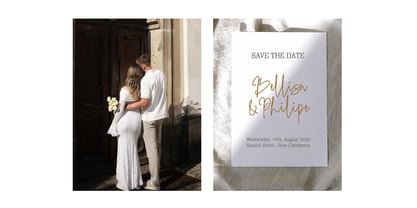 Ursie Bellove Signature Font Poster 6