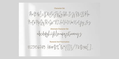 Ursie Bellove Signature Font Poster 2