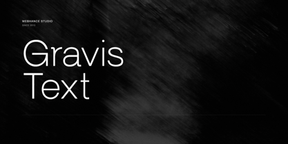 Gravis Text Font Poster 1