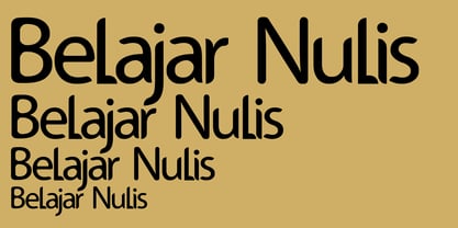 Belajar Nulis Tipis Font Poster 4