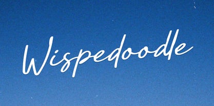 Wispedoodle Font Poster 1