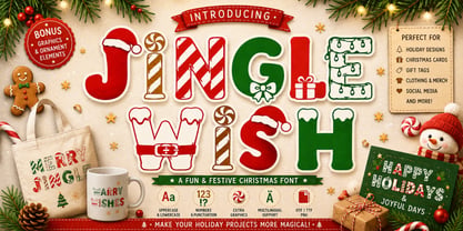 Jingle Wish Font Poster 1