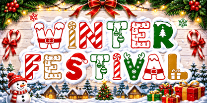Jingle Wish Font Poster 3