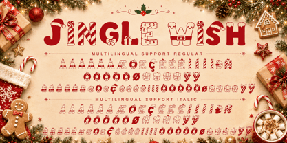 Jingle Wish Font Poster 10