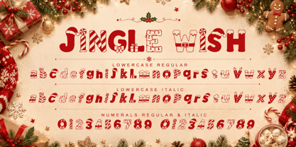 Jingle Wish Font Poster 8