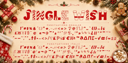 Jingle Wish Font Poster 9