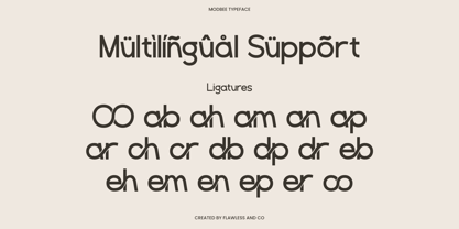 Modbee Font Poster 10