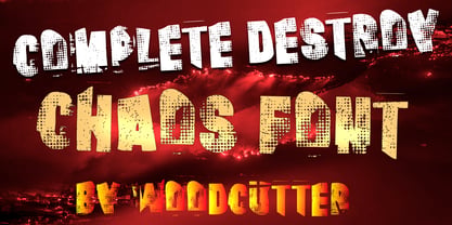 Complete Destroy Font Poster 1