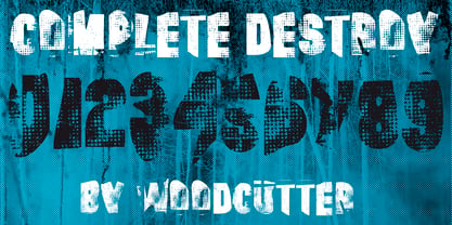Complete Destroy Font Poster 6