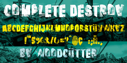 Complete Destroy Font Poster 5