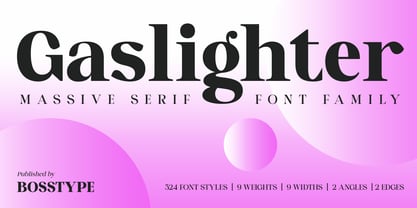 Gaslighter Font Poster 1