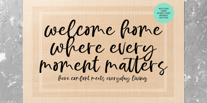 Sugar Blushy Font Poster 3