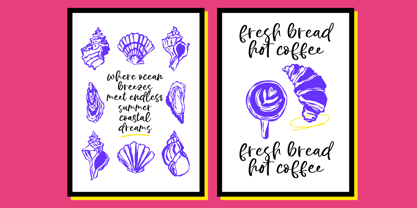 Sugar Blushy Font Poster 5
