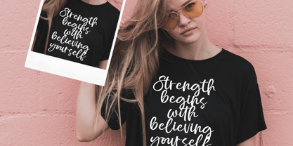 Sugar Blushy Font Poster 6