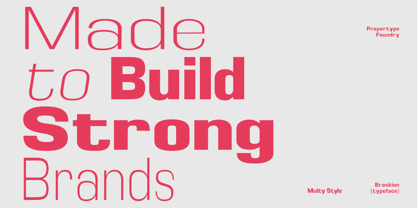 Braskion Font Poster 12