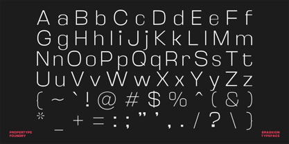 Braskion Font Poster 15