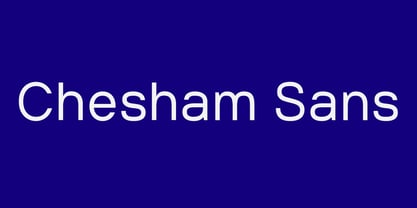 Chesham Sans Font Poster 1