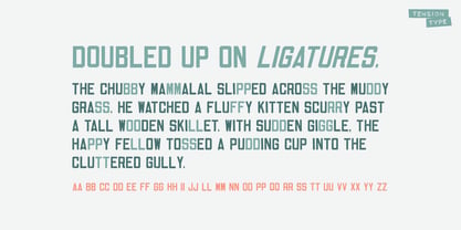 Unityped Pro Font Poster 4