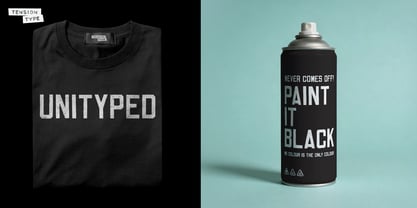 Unityped Pro Font Poster 3