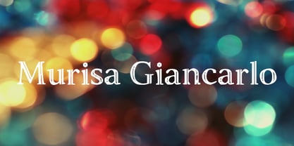 Murisa Giancarlo Font Poster 1