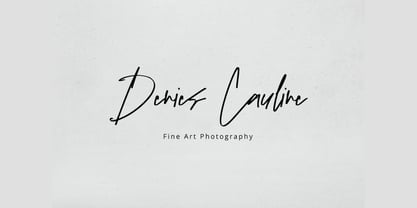 Themusion Signature Font Poster 2