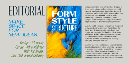 Dietary Font Poster 5