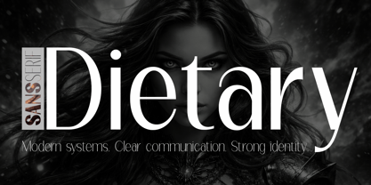Dietary Font Poster 1
