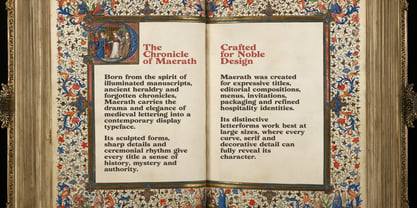 Maerath Font Poster 3