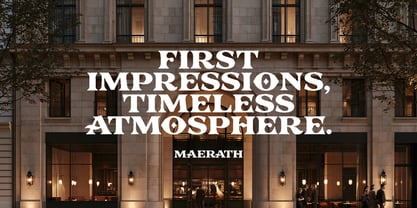 Maerath Font Poster 9
