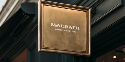 Maerath Font Poster 5