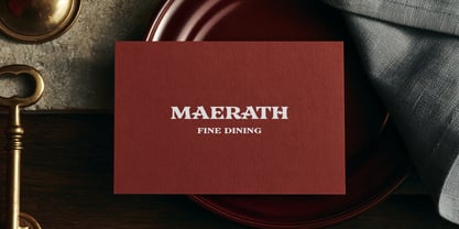 Maerath Font Poster 4