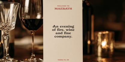 Maerath Font Poster 8