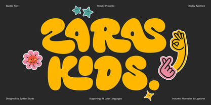 Zaraskids Font Poster 1