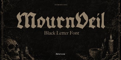 MournVeil Font Poster 1