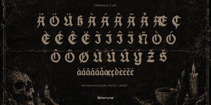 MournVeil Font Poster 3