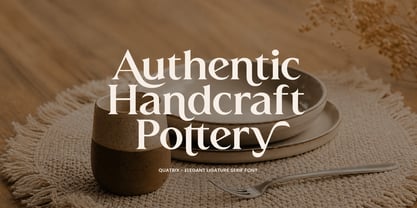 Quatrix Master Font Poster 6