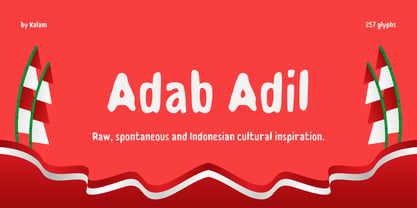 Adab Adil Font Poster 1