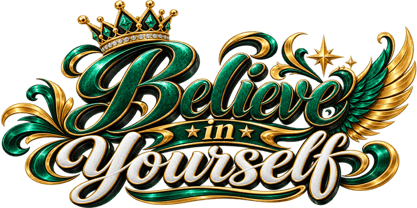 Believe In Yourself Font Poster 2