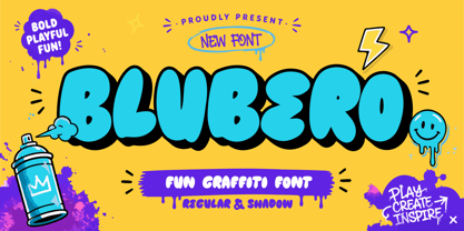 Blubero Font Poster 1