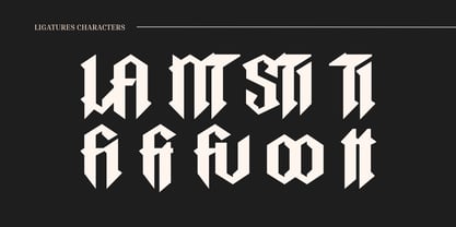 Black Rustik Font Poster 9