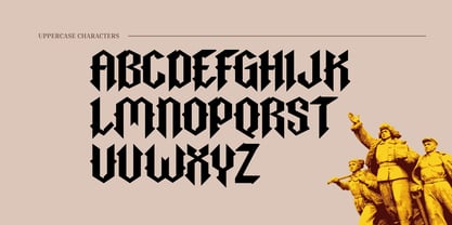 Black Rustik Font Poster 2