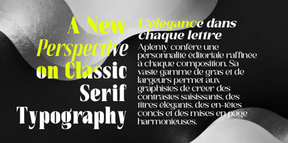 Aplenty Font Poster 3