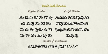 Wonder Castle Font Poster 8